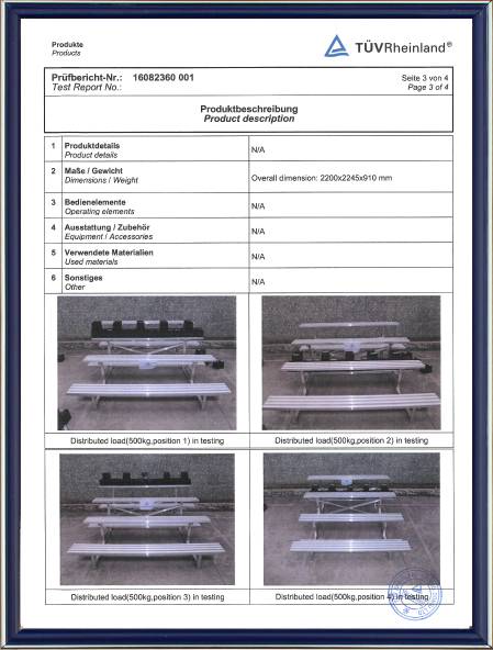 Certificación TUV de blanqueador