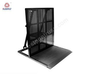 Aluminum Pedestrian Safety Barriers (Stand Black)