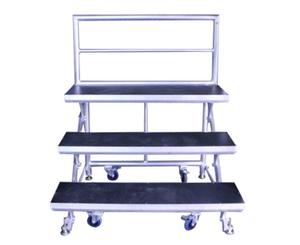 Removable Folding Choir Risers Stage For Concert