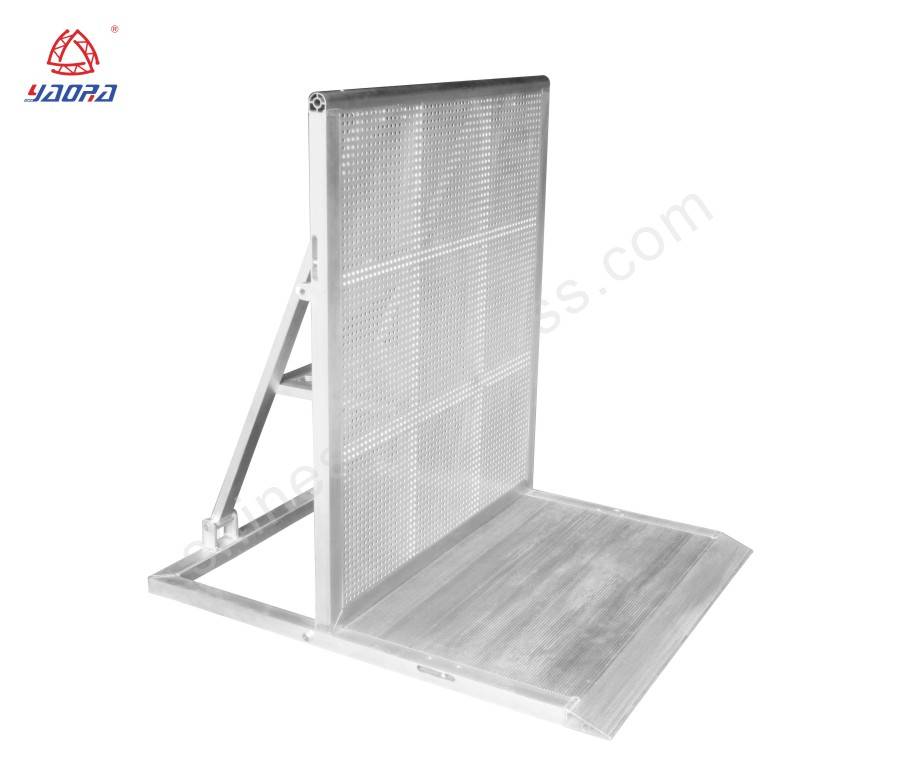Aluminum Folding Stage Barrier For Concert (Stand 1*1.2*1.2m)