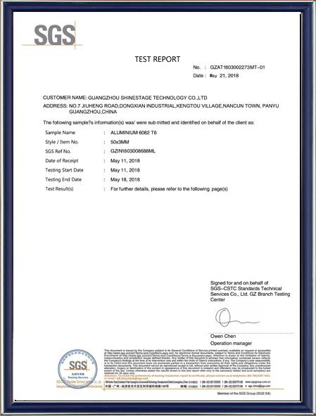Certificación SGS -2